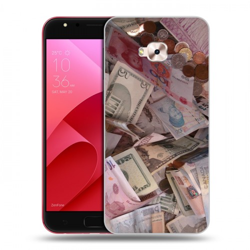 Дизайнерский пластиковый чехол для ASUS ZenFone 4 Selfie Pro Текстуры денег