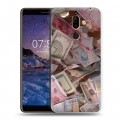 Дизайнерский пластиковый чехол для Nokia 7 Plus Текстуры денег