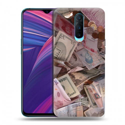 Дизайнерский пластиковый чехол для OPPO RX17 Pro Текстуры денег