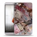 Дизайнерский пластиковый чехол для Huawei MediaPad X2 Текстуры денег