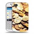 Дизайнерский пластиковый чехол для BlackBerry Q10 Текстуры денег
