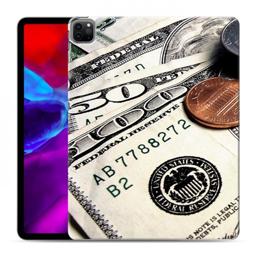 Дизайнерский пластиковый чехол для Ipad Pro 12.9 (2020) Текстуры денег