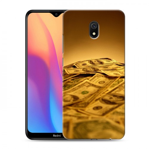 Дизайнерский силиконовый с усиленными углами чехол для Xiaomi RedMi 8A Текстуры денег