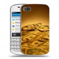 Дизайнерский пластиковый чехол для BlackBerry Q10 Текстуры денег