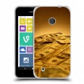 Дизайнерский пластиковый чехол для Nokia Lumia 530 Текстуры денег