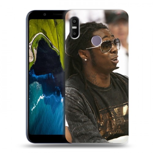 Дизайнерский пластиковый чехол для HTC U12 Life Lil Wayne