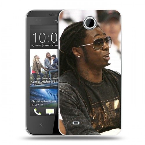 Дизайнерский силиконовый чехол для HTC Desire 300 Lil Wayne