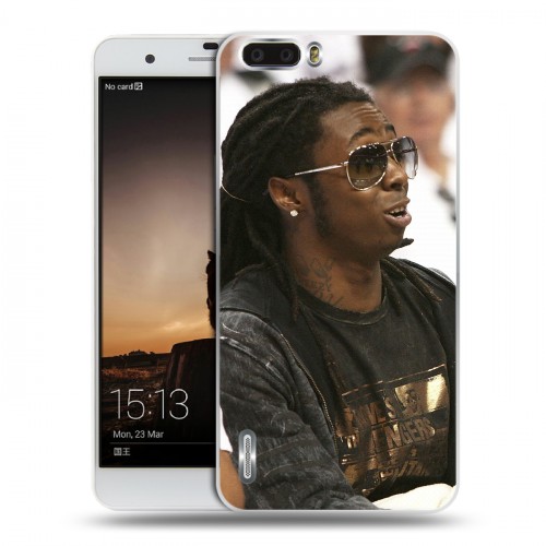 Дизайнерский силиконовый чехол для Huawei Honor 6 Plus Lil Wayne