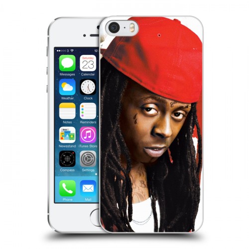 Дизайнерский пластиковый чехол для Iphone 5s Lil Wayne