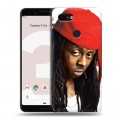 Дизайнерский пластиковый чехол для Google Pixel 3 Lil Wayne