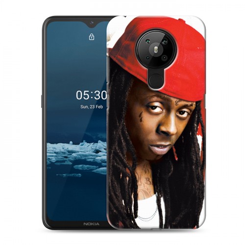 Дизайнерский пластиковый чехол для Nokia 5.3 Lil Wayne