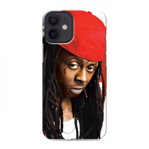 Дизайнерский силиконовый с усиленными углами чехол для Iphone 12 Mini Lil Wayne