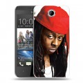 Дизайнерский пластиковый чехол для HTC Desire 300 Lil Wayne