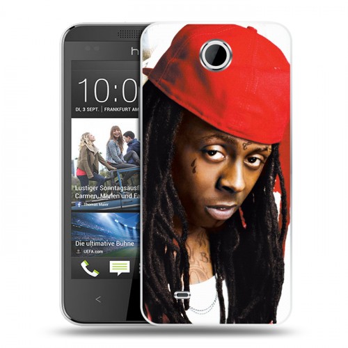 Дизайнерский силиконовый чехол для HTC Desire 300 Lil Wayne