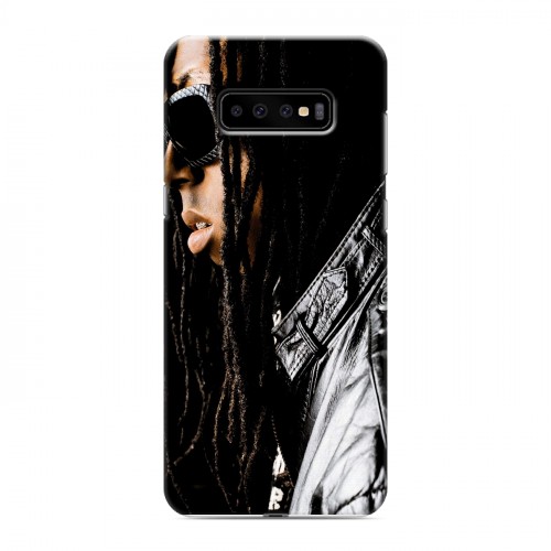 Дизайнерский пластиковый чехол для Samsung Galaxy S10 Plus Lil Wayne