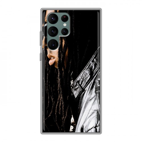 Дизайнерский пластиковый чехол для Samsung Galaxy S22 Ultra Lil Wayne