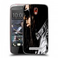 Дизайнерский пластиковый чехол для HTC Desire 500 Lil Wayne