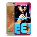 Дизайнерский пластиковый чехол для Samsung Galaxy J4 Lil Wayne