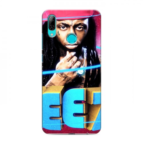 Дизайнерский пластиковый чехол для Huawei P Smart (2019) Lil Wayne