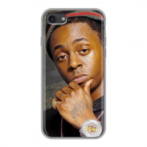 Дизайнерский силиконовый чехол для Iphone 7 Lil Wayne