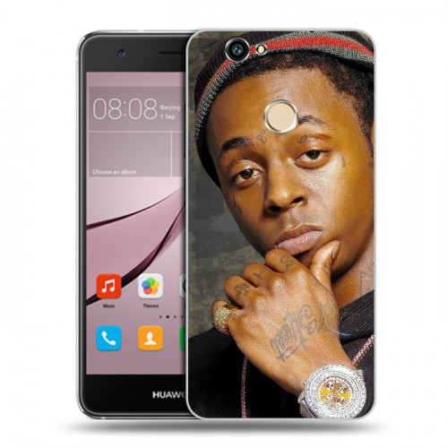 Дизайнерский силиконовый с усиленными углами чехол для Huawei Nova Lil Wayne