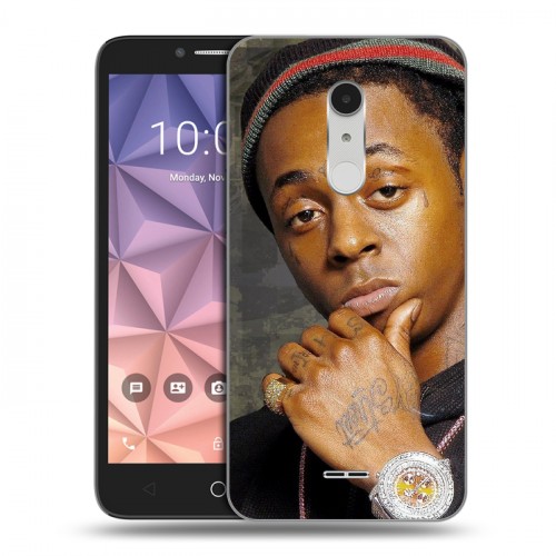 Дизайнерский силиконовый чехол для Alcatel A3 XL Lil Wayne
