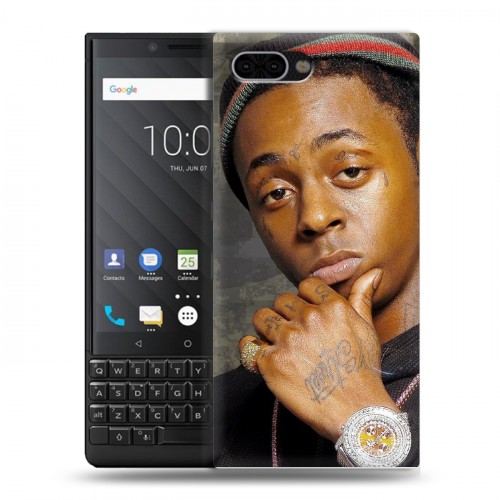 Дизайнерский пластиковый чехол для BlackBerry KEY2 Lil Wayne