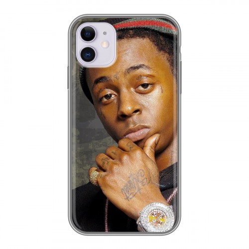 Дизайнерский пластиковый чехол для Iphone 11 Lil Wayne