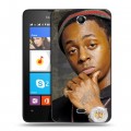 Дизайнерский силиконовый чехол для Microsoft Lumia 430 Dual SIM Lil Wayne