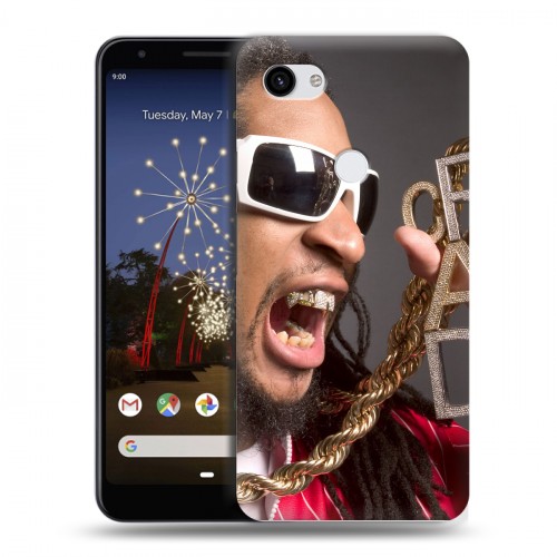 Дизайнерский пластиковый чехол для Google Pixel 3a XL Lil Wayne