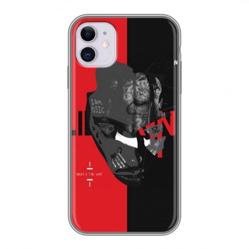 Дизайнерский силиконовый чехол для Iphone 11 Lil Wayne