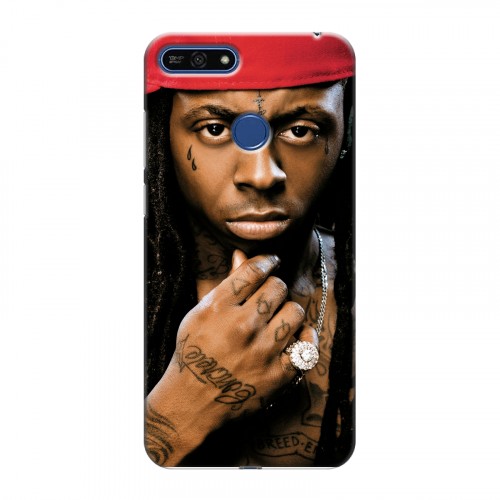 Дизайнерский силиконовый чехол для Huawei Honor 7A Pro Lil Wayne