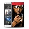 Дизайнерский пластиковый чехол для HTC One (M7) Dual SIM Lil Wayne