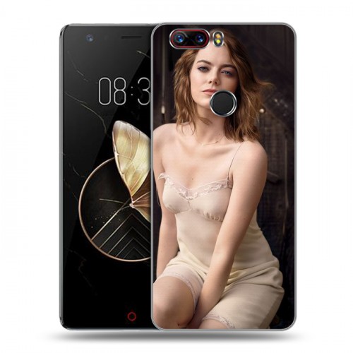 Дизайнерский пластиковый чехол для ZTE Nubia Z17 Эмма Стоун