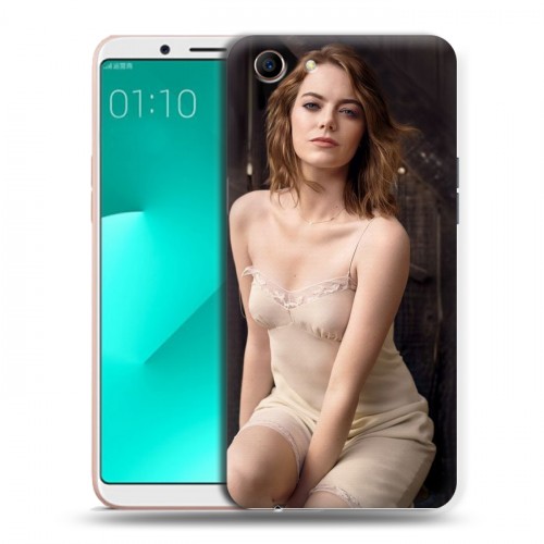 Дизайнерский пластиковый чехол для OPPO A83 Эмма Стоун