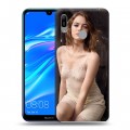 Дизайнерский пластиковый чехол для Huawei Y6 (2019) Эмма Стоун