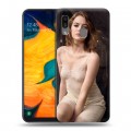 Дизайнерский силиконовый чехол для Samsung Galaxy A30 Эмма Стоун
