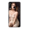 Дизайнерский силиконовый чехол для Huawei P30 Lite Эмма Стоун