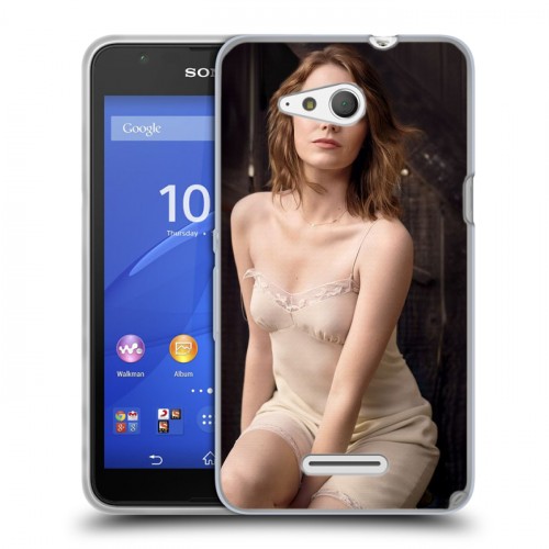 Дизайнерский пластиковый чехол для Sony Xperia E4g Эмма Стоун