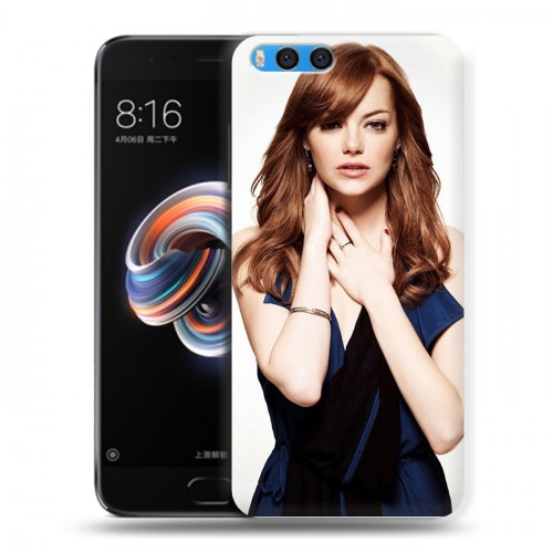 Дизайнерский силиконовый чехол для Xiaomi Mi Note 3 Эмма Стоун