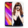 Дизайнерский пластиковый чехол для LG G8 ThinQ Эмма Стоун