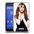 Дизайнерский пластиковый чехол для Sony Xperia E4g Эмма Стоун