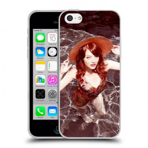 Дизайнерский пластиковый чехол для Iphone 5c Эмма Стоун