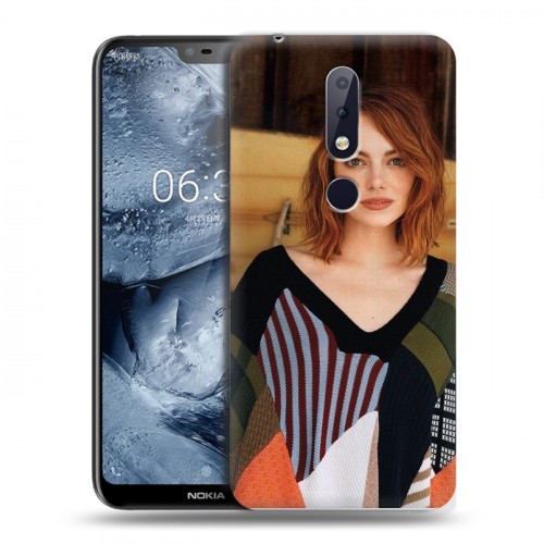 Дизайнерский пластиковый чехол для Nokia 6.1 Plus Эмма Стоун