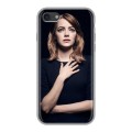 Дизайнерский силиконовый с усиленными углами чехол для Iphone 7 Эмма Стоун