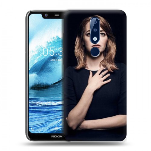 Дизайнерский силиконовый чехол для Nokia 5.1 Plus Эмма Стоун