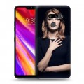 Дизайнерский пластиковый чехол для LG G8 ThinQ Эмма Стоун