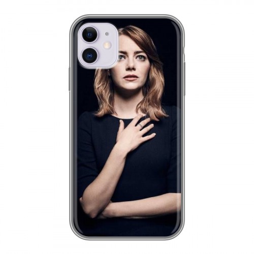 Дизайнерский пластиковый чехол для Iphone 11 Эмма Стоун