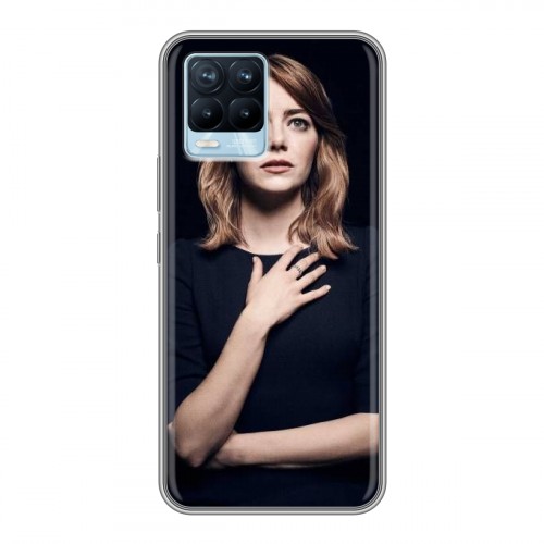 Дизайнерский силиконовый чехол для Realme 8 Эмма Стоун