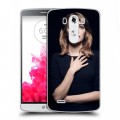 Дизайнерский пластиковый чехол для LG G3 (Dual-LTE) Эмма Стоун